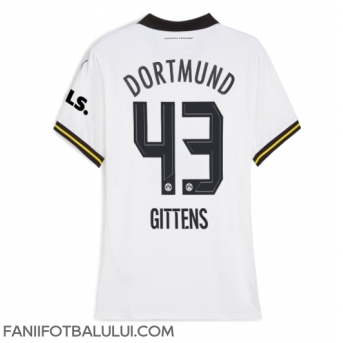 Borussia Dortmund Jamie Bynoe-Gittens #43 Tricou Fotbal Replică 2024-25 Femei Treilea